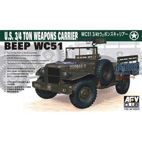 Afv club afv35s15 ton - club, u.s.